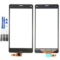 Sony Xperia Z3 Compact D5803 D5833 Display Scheibe Touchscreen Digitizer Glass Ersatz für Schwarz