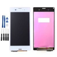 Weiß Display LCD Komplett Einheit Für Sony Xperia Z3 D6603 D6653 L55T