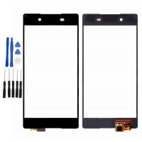 Sony Xperia Z3+ Z4 E6553 E6533 Display Scheibe Touchscreen Digitizer Glass Ersatz für Schwarz