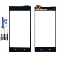 Sony Xperia Z5 E6603 E6653 Display Scheibe Touchscreen Digitizer Glass Ersatz für Schwarz