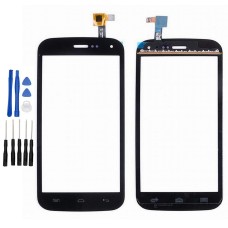 Wiko Barry Display Scheibe Touchscreen Digitizer Glass Ersatz für Schwarz