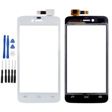 Wiko Birdy 4G Display Scheibe Touchscreen Digitizer Glass Ersatz für Weiß