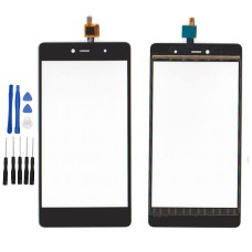 Wiko Fever 4G Display Scheibe Touchscreen Digitizer Glass Ersatz für Schwarz