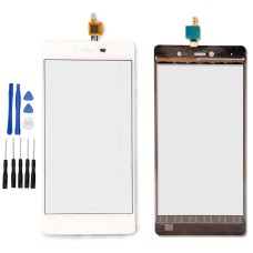 Wiko Fever 4G Display Scheibe Touchscreen Digitizer Glass Ersatz für Weiß