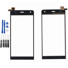 Wiko Getaway Display Scheibe Touchscreen Digitizer Glass Ersatz für Schwarz