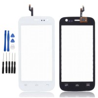 Wiko Iggy Display Scheibe Touchscreen Digitizer Glass Ersatz für Weiß