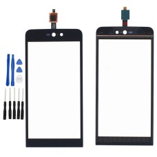 Wiko Rainbow Jam 4G Display Scheibe Touchscreen Digitizer Glass Ersatz für Schwarz