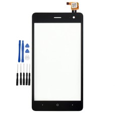 Wiko Jerry 2 Display Scheibe Touchscreen Digitizer Glass Ersatz für Schwarz