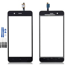 wiko Kenny Display Scheibe Touchscreen Digitizer Glass Ersatz für Schwarz