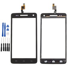 Wiko Rainbow Display Scheibe Touchscreen Digitizer Glass Ersatz für Schwarz