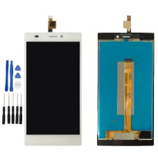 Weiß Display LCD Komplett Einheit Für Wiko Ridge