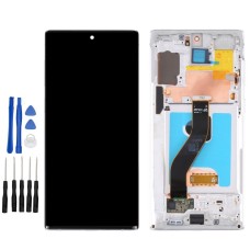Silver Samsung Galaxy Note 10 SM-N970F, N970U, N970U1, N970X Screen Replacement with frame