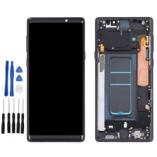 Black Samsung Galaxy Note9 SM-N960F, N9600, N960F, N960W, N960X, SCV40 Screen Replacement with frame