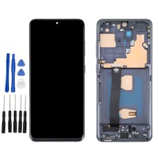 Black Samsung Galaxy S20 Ultra, SM-G988B/DS, SM-G988U Screen Replacement with frame (No Fingerprint Identification)