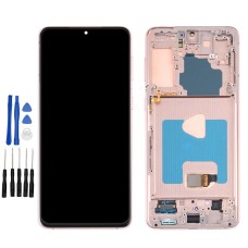 Gold Samsung Galaxy S21+ 5G, SM-G996B, SM-G996U Screen Replacement with frame (No Fingerprint Identification)