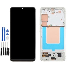 Silver Samsung Galaxy S24+, SM-S926B, SM-S926B/DS, SM-S926U, SM-S926U1 Screen Replacement with frame (No Fingerprint Identification) argent
