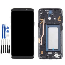 Black Samsung Galaxy S9 SM-G960F, SM-G960, SM-G960F, SM-G960U1, SM-G960N, SCV38, SC-02K Screen Replacement with frame