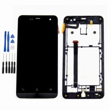 Black Asus ZenFone 5 A500CG A500KL A501CG T00J LCD Digitizer Touch Screen Assembly with Frame