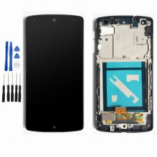 Black Lg nexus 5 D820 LCD Digitizer Touch Screen Assembly with Frame