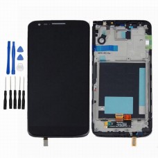 Black LG Optimus G2 D800 D801 D803 LCD Digitizer Touch Screen Assembly with Frame