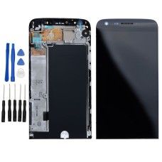 Black LG G5 H850 H820 H830 H831 LS992 LCD Digitizer Touch Screen Assembly with Frame