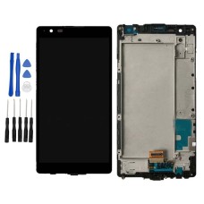 Black LG X Power X3 k210 k450 K220 US610 LS755 K220 LCD Digitizer Touch Screen Assembly with Frame