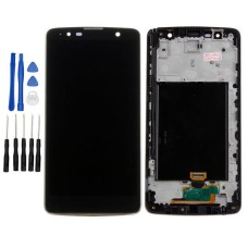 Black LG Stylus 2 Plus K530 K530F K535 LCD Digitizer Touch Screen Assembly with Frame