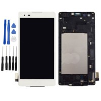 White LG X Style k6 k6b f740 ls676 k200 k200ds LCD Screen Digitizer Touch Glass Frame Assembly