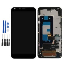 Black LG Q6 Q6+ M700N M700A LCD Digitizer Touch Screen Assembly with Frame