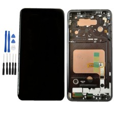 Black LG V30 H930 H990DS LS998U US998 VS996 LCD Digitizer Touch Screen Assembly with Frame