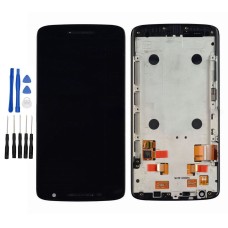 Black Motorola Moto X Play XT1562 XT1563 LCD Digitizer Touch Screen Assembly with Frame