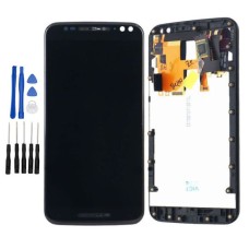 Black Motorola Moto X Style 2015 XT1570 XT1572 LCD Digitizer Touch Screen Assembly with Frame