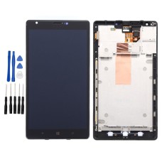 Black Nokia Microsoft Lumia 1520 LCD Digitizer Touch Screen Assembly with Frame