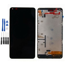 Black Nokia Microsoft Lumia 640 LCD Digitizer Touch Screen Assembly with Frame