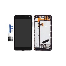 Black Nokia Microsoft Lumia 650 LCD Digitizer Touch Screen Assembly with Frame