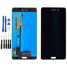 Black Nokia 6 LCD Display Digitizer Touch Screen
