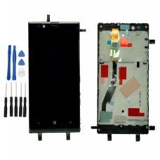 Black Nokia Microsoft Lumia 720XL LCD Digitizer Touch Screen Assembly with Frame