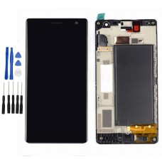 Black Nokia Microsoft Lumia 730/ 735 LCD Digitizer Touch Screen Assembly with Frame