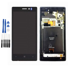 Black Nokia Microsoft Lumia 925 LCD Digitizer Touch Screen Assembly with Frame