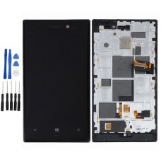 Black Nokia Microsoft Lumia 928 LCD Digitizer Touch Screen Assembly with Frame