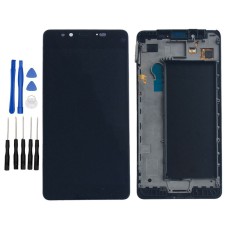 Black Nokia Microsoft Lumia 950 LCD Digitizer Touch Screen Assembly with Frame