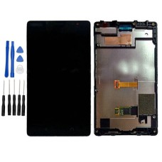Black Nokia X2 RM-1013 LCD Digitizer Touch Screen Assembly with Frame