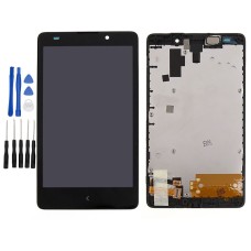 Black Nokia XL LCD Digitizer Touch Screen Assembly with Frame