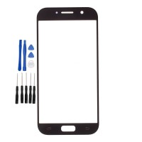 Black samsung galaxy a5 2017 sm-a520f Front glass panel replacement