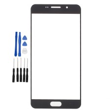 Black Samsung Galaxy A7 2016 SM-A710F Front glass panel replacement