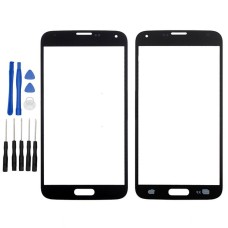 Black Samsung Galaxy S5 Mini SM-G800F G800H Front glass panel replacement