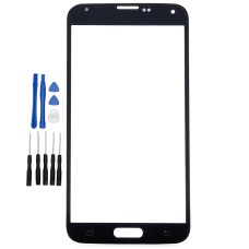 Black Samsung Galaxy S5 G900F G900A G900M Front glass panel replacement