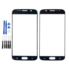 Black Samsung Galaxy S6 G920F G920A G920T G920FQ Front glass panel replacement