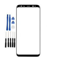 Black Samsung Galaxy S8 G950F G950FD G950U G950A Front glass panel replacement