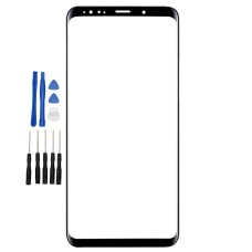 Black Samsung Galaxy S9 Plus SM-G965F/Ds G965F G965U G965W Front glass panel replacement